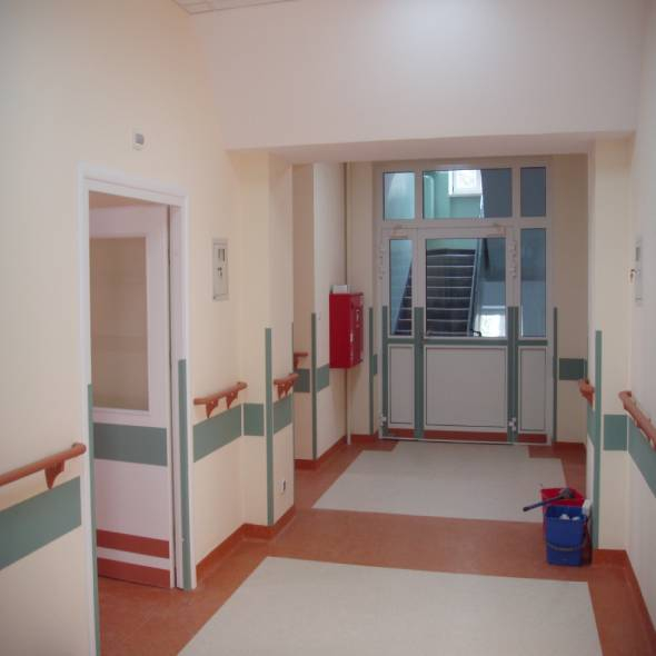 The modernisation of rooms in Pavilion I in Wolski Hospital